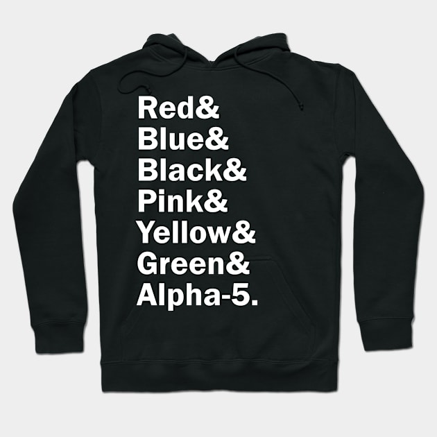 Funny Names x Mighty Morphin Power Rangers Hoodie by muckychris